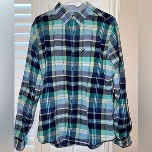Men’s American Eagle Button Down Shirt - Medium